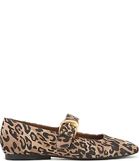 Naturalizer Cosmic Suede Leopard Mary Jane Flats