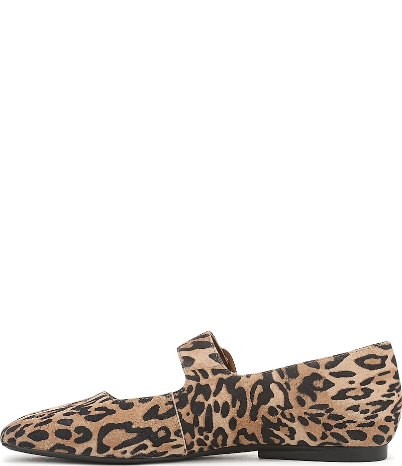 Naturalizer Cosmic Suede Leopard Mary Jane Flats