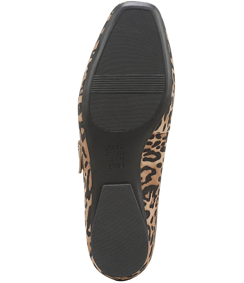 Naturalizer Cosmic Suede Leopard Mary Jane Flats