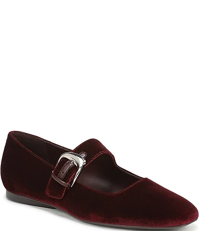 Naturalizer Cosmic Velvet Mary Jane Flats