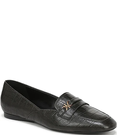 Naturalizer Create Croco Embossed Leather Loafers