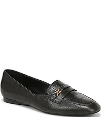 Naturalizer Create Croco Embossed Leather Loafers