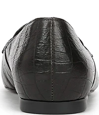 Naturalizer Create Croco Embossed Leather Loafers