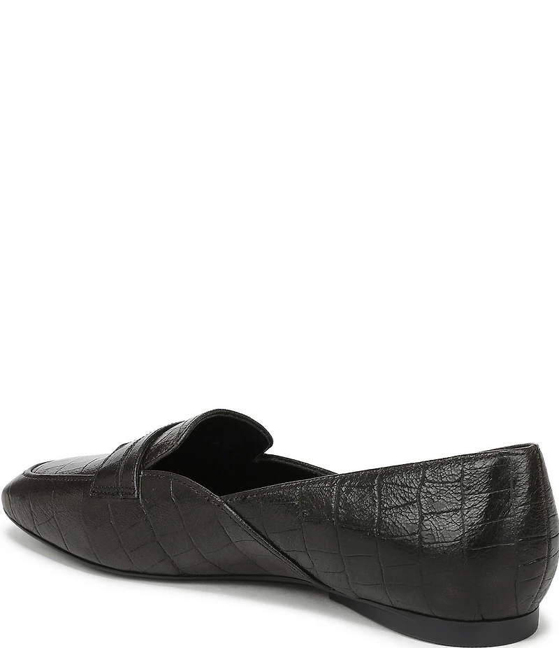 Naturalizer Create Croco Embossed Leather Loafers
