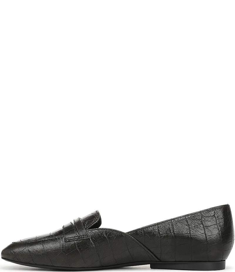 Naturalizer Create Croco Embossed Leather Loafers