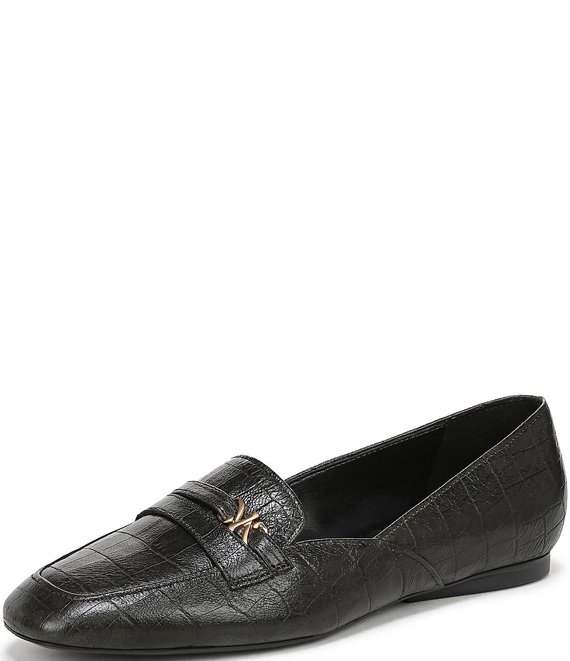 Naturalizer Create Croco Embossed Leather Loafers