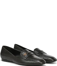 Naturalizer Create Croco Embossed Leather Loafers