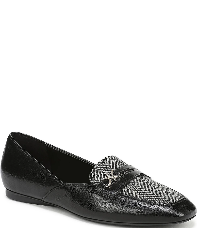 Naturalizer Create Leather and Herringbone Penny Loafers