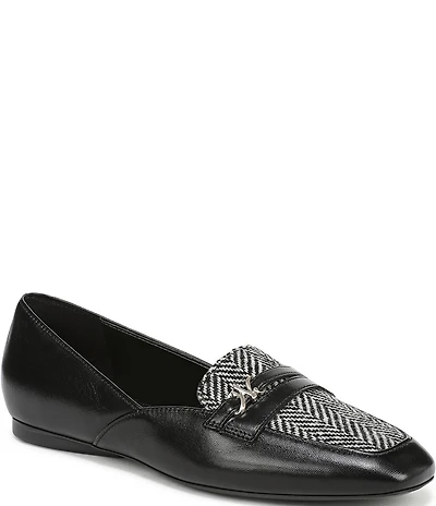 Naturalizer Create Leather and Herringbone Penny Loafers