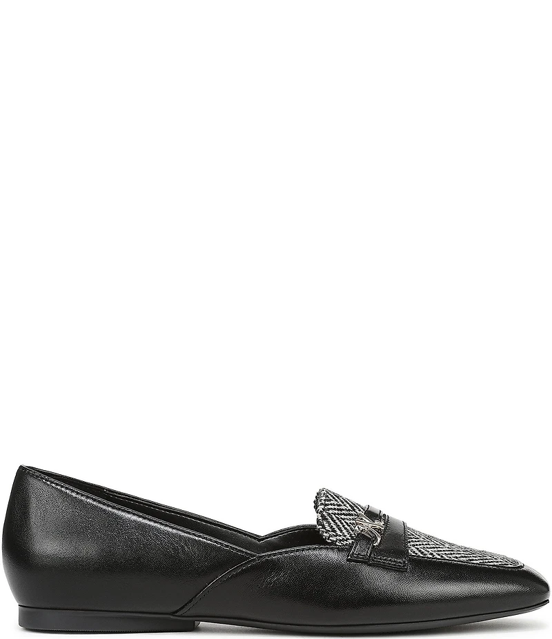 Naturalizer Create Leather and Herringbone Penny Loafers