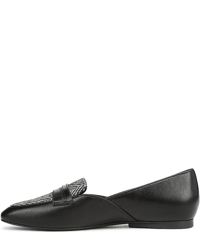 Naturalizer Create Leather and Herringbone Penny Loafers