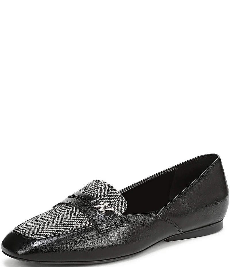 Naturalizer Create Leather and Herringbone Penny Loafers