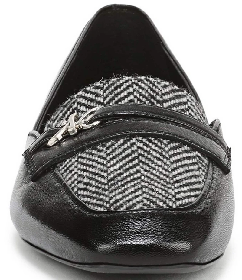 Naturalizer Create Leather and Herringbone Penny Loafers