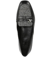 Naturalizer Create Leather and Herringbone Penny Loafers
