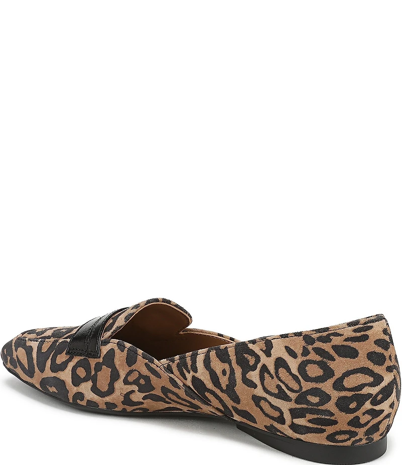 Naturalizer Create Leopard Print Suede Loafers