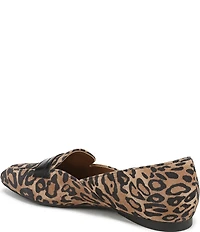 Naturalizer Create Leopard Print Suede Loafers