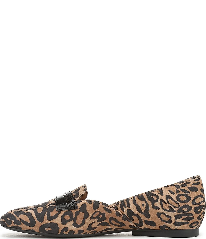 Naturalizer Create Leopard Print Suede Loafers