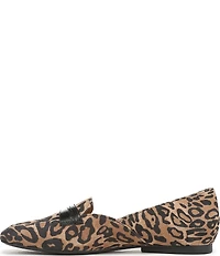 Naturalizer Create Leopard Print Suede Loafers
