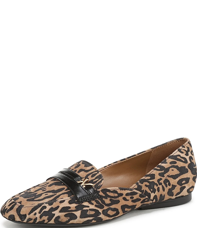 Naturalizer Create Leopard Print Suede Loafers