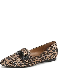 Naturalizer Create Leopard Print Suede Loafers