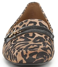 Naturalizer Create Leopard Print Suede Loafers