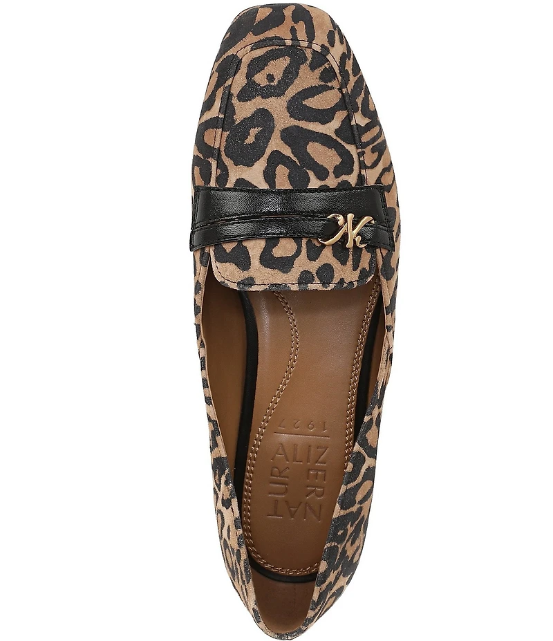 Naturalizer Create Leopard Print Suede Loafers