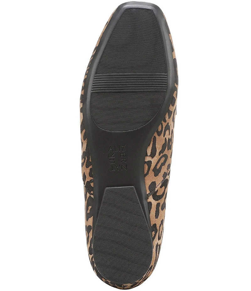 Naturalizer Create Leopard Print Suede Loafers