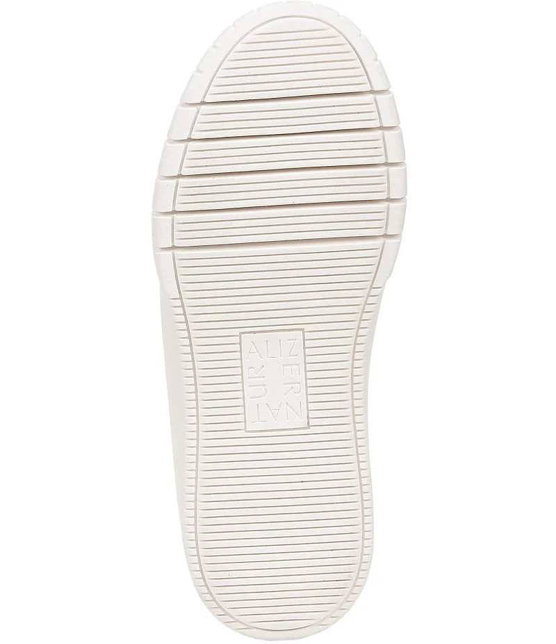 Naturalizer Daphne Leather Chain Hardware Slip On Platform Sneakers