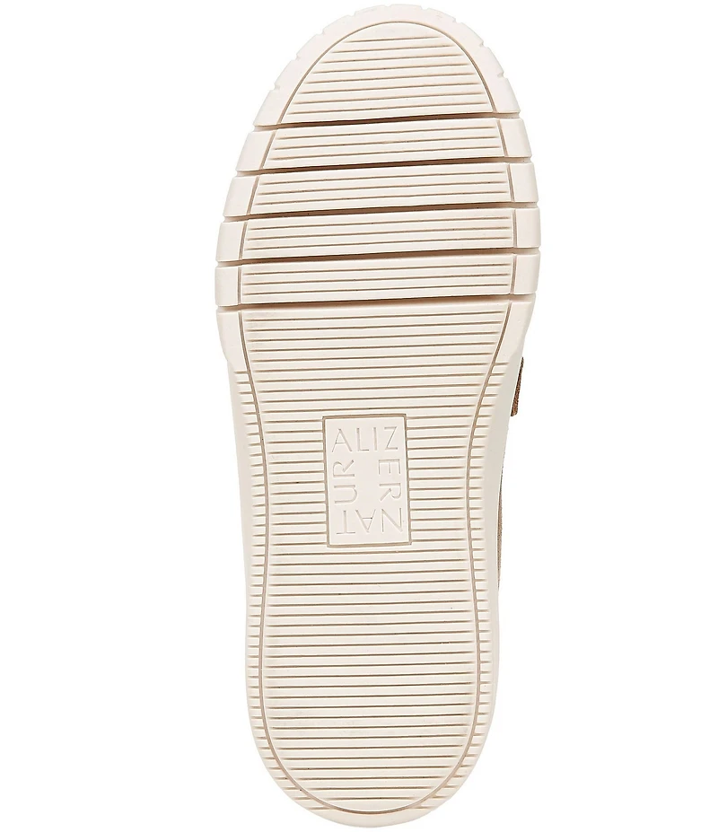 Naturalizer Daphne Suede Chain Hardware Slip On Platform Sneakers