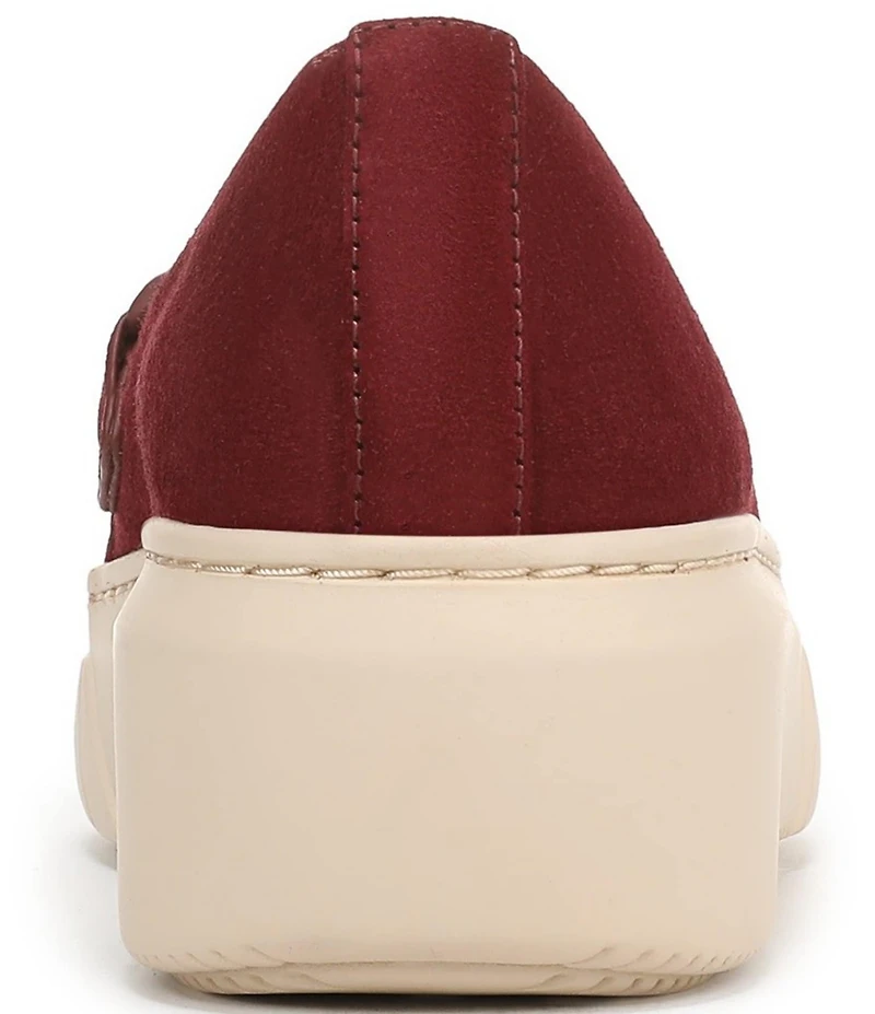 Naturalizer Daphne Suede Chain Hardware Slip On Platform Sneakers