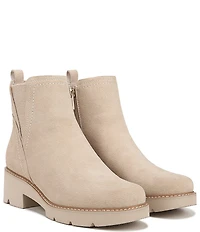 Naturalizer Darry Water Repellent Suede Lightweight Lug Sole Platform Chelsea Booties