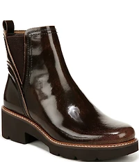Naturalizer Darry Water Repellent Patent Leather Booties