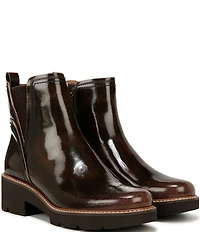 Naturalizer Darry Water Repellent Patent Leather Booties