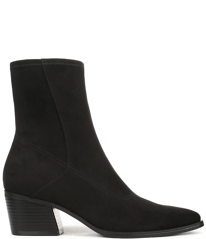 Naturalizer Dean Suede Point Toe Stretch Ankle Booties