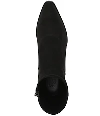 Naturalizer Dean Suede Point Toe Stretch Ankle Booties