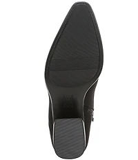 Naturalizer Dean Suede Point Toe Stretch Ankle Booties
