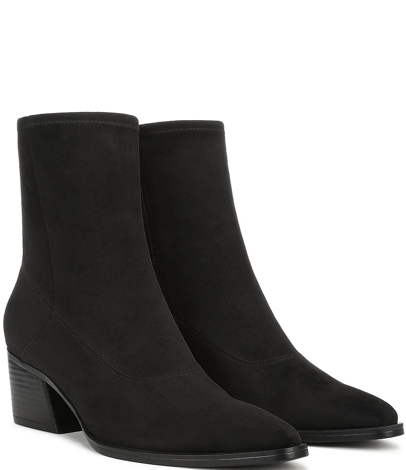 Naturalizer Dean Suede Point Toe Stretch Ankle Booties