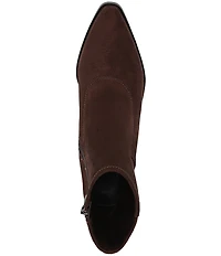 Naturalizer Dean Suede Point Toe Stretch Ankle Booties