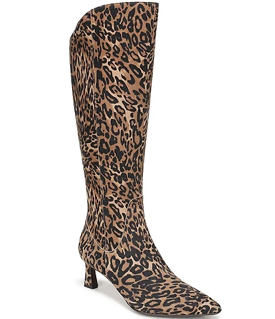 Naturalizer Deesha Leopard Suede Boots