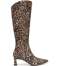 Naturalizer Deesha Leopard Suede Boots