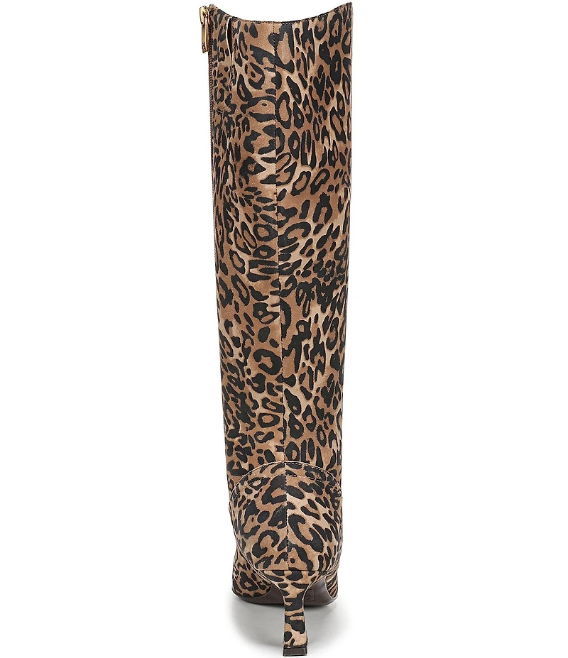 Naturalizer Deesha Leopard Suede Boots