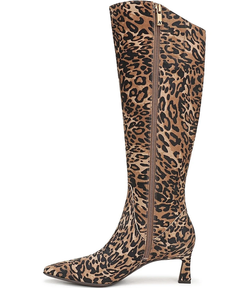 Naturalizer Deesha Leopard Suede Boots