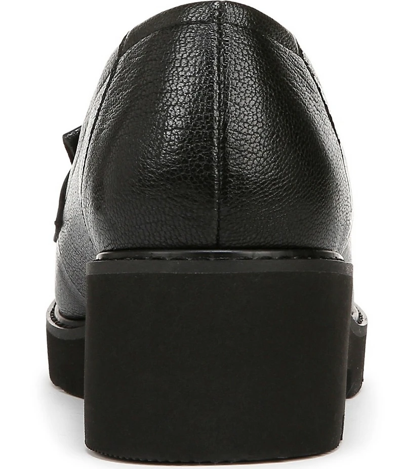 Naturalizer Desmond Leather Tassel Detail Lightweight Platform Lug Sole Loafers