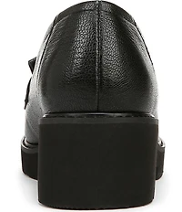 Naturalizer Desmond Leather Tassel Detail Lightweight Platform Lug Sole Loafers