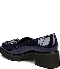 Naturalizer Desmond Patent Tassel Lightweight Lug Sole Loafers