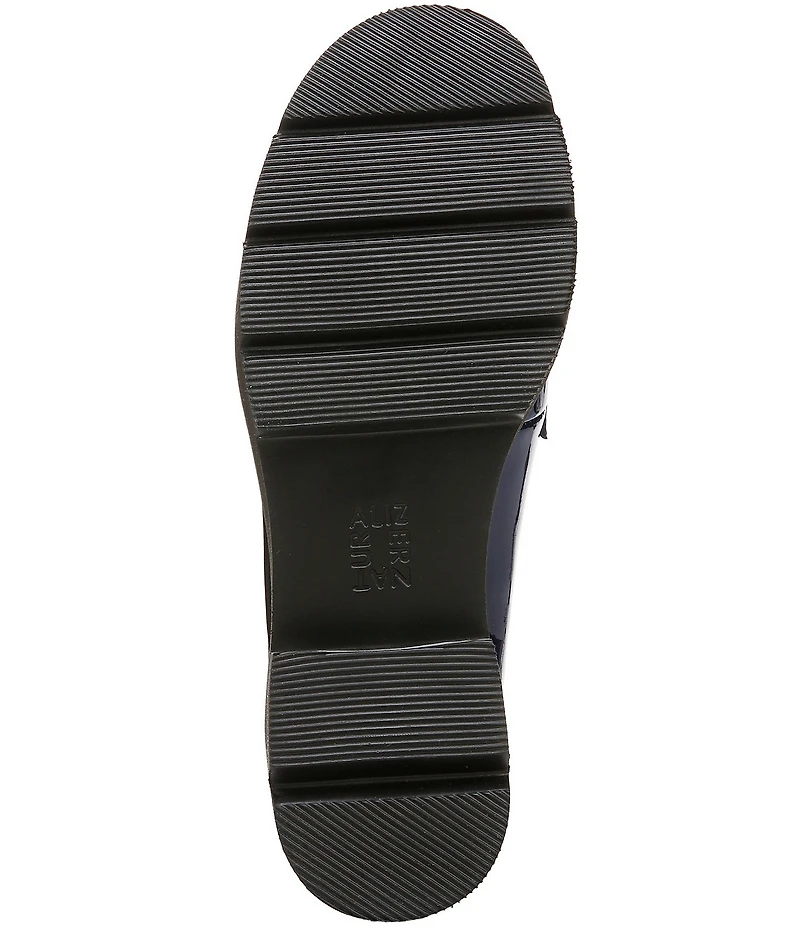Naturalizer Desmond Patent Tassel Lightweight Lug Sole Loafers