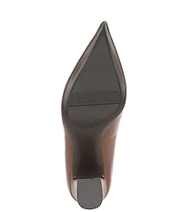 Naturalizer Ella Leather Pointed Toe Block Heel Pumps
