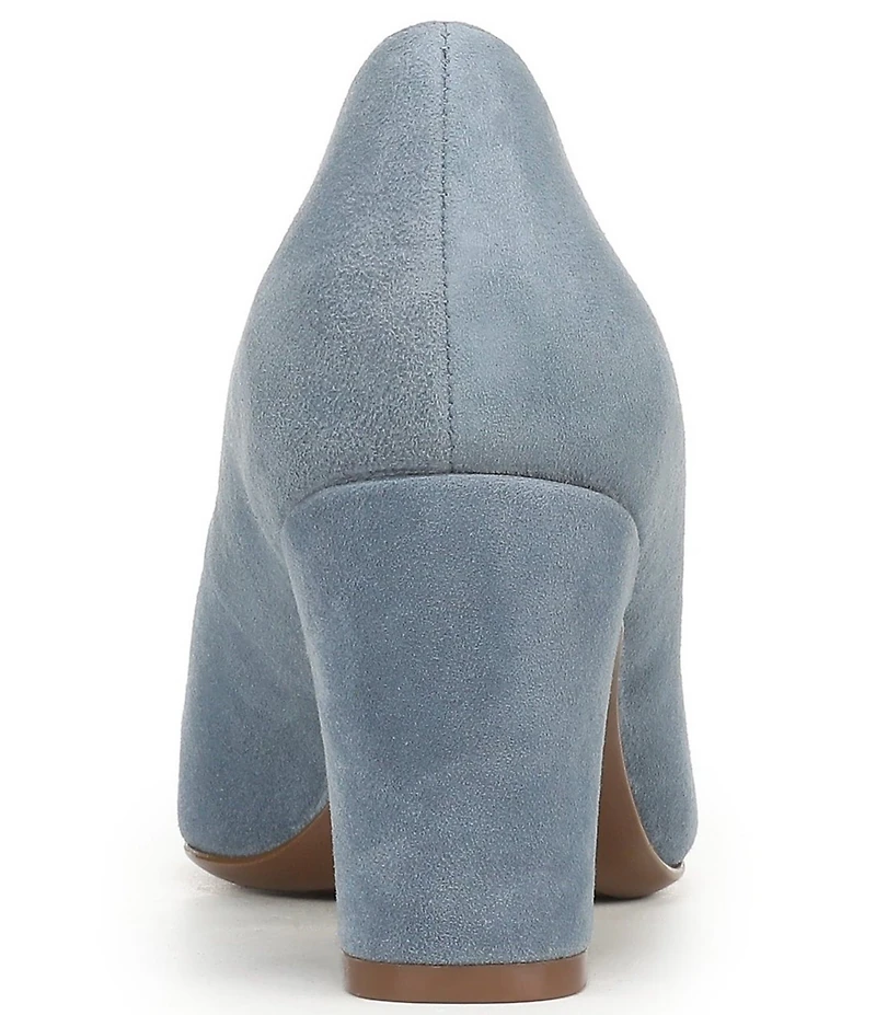 Naturalizer Ella Suede Pointed Toe Block Heel Pumps