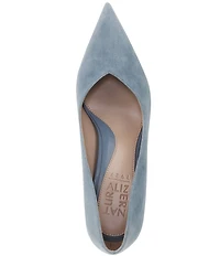 Naturalizer Ella Suede Pointed Toe Block Heel Pumps