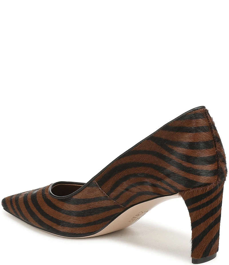 Naturalizer Estee Zebra Print Calf Hair Snip Toe Pumps